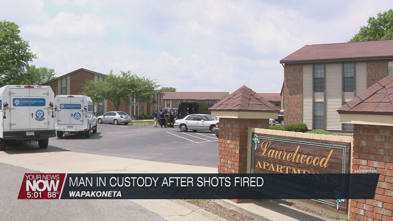 Wapakoneta man in custody after shots fired